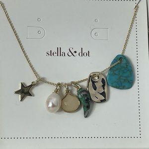 Stella & Dot Beachcomber Charm Necklace NWT